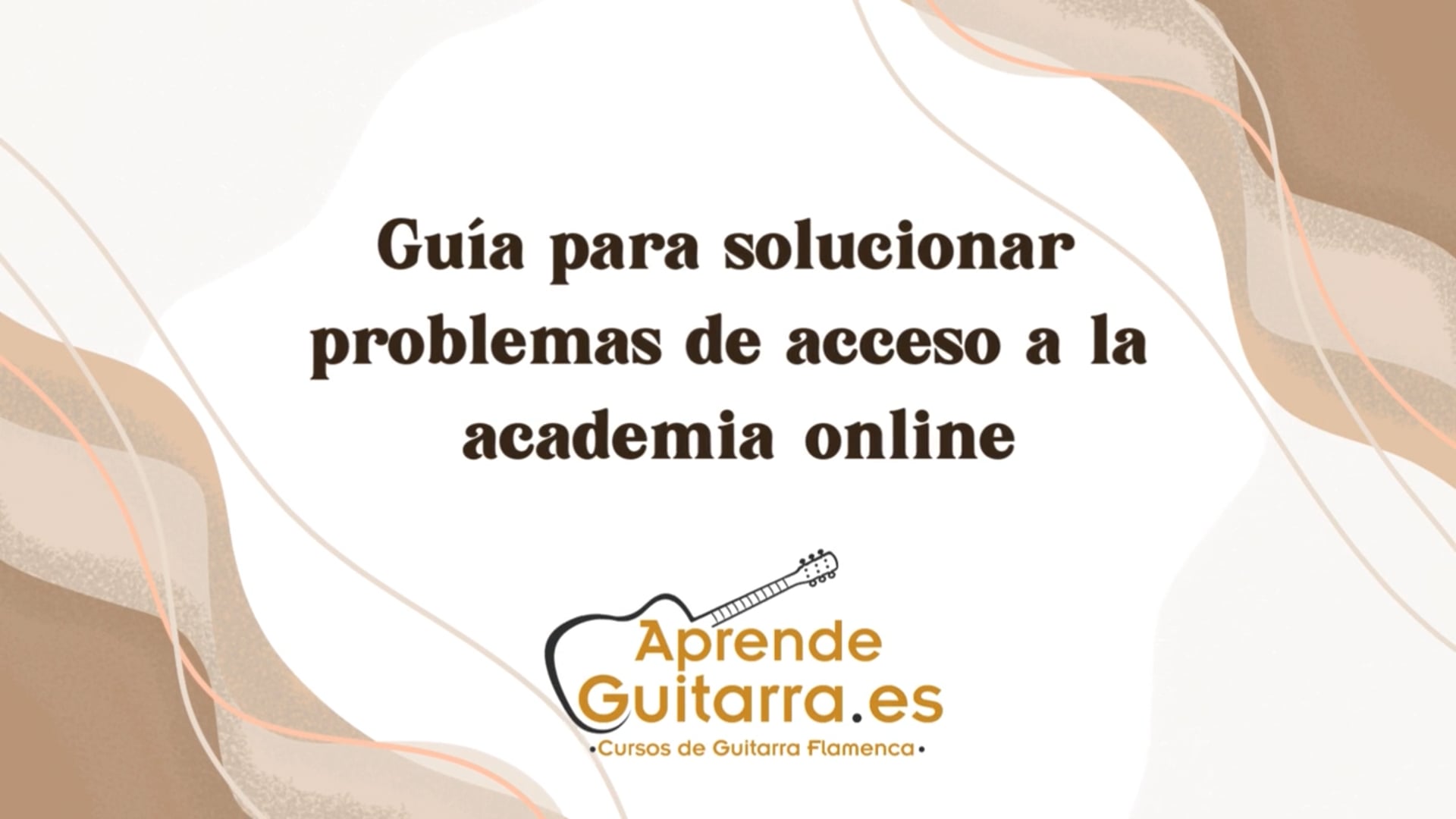 Guía para solucionar problemas de acceso a la academia online